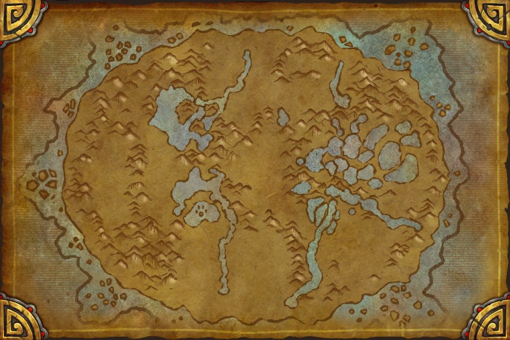 The Wandering Isle zone map