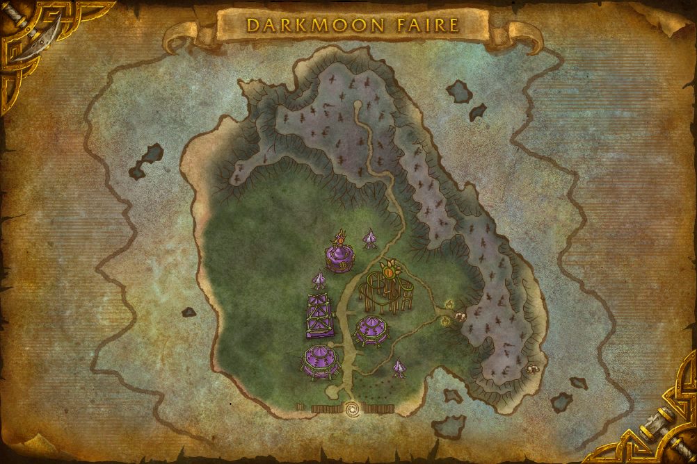 Darkmoon Island zone map