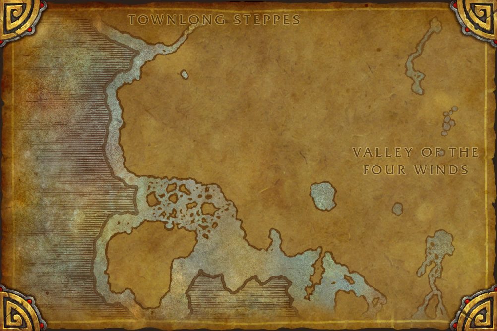 Dread Wastes zone map
