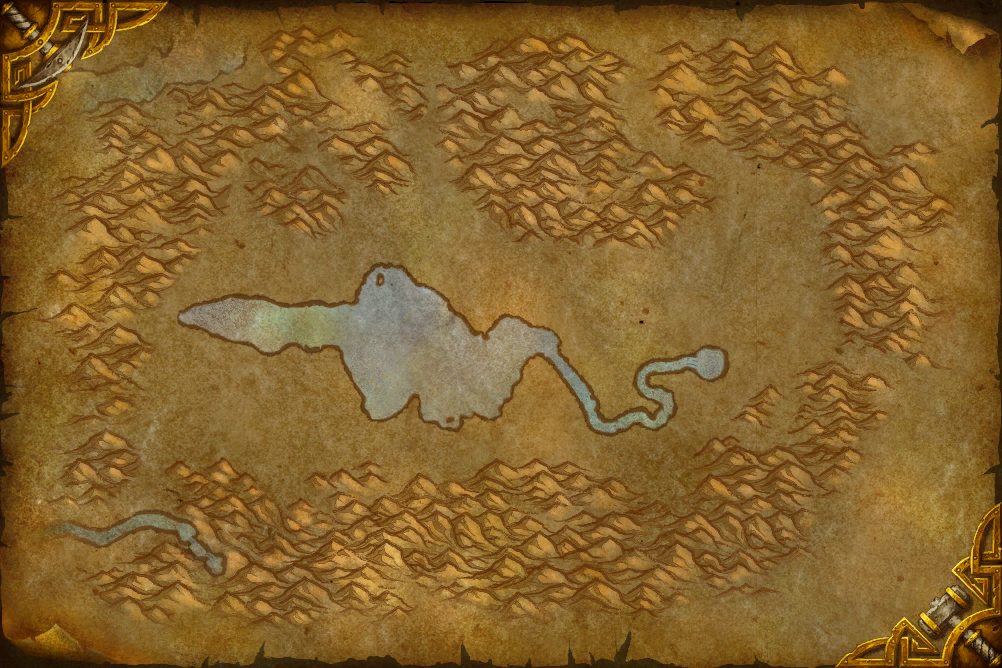 Redridge Mountains zone map