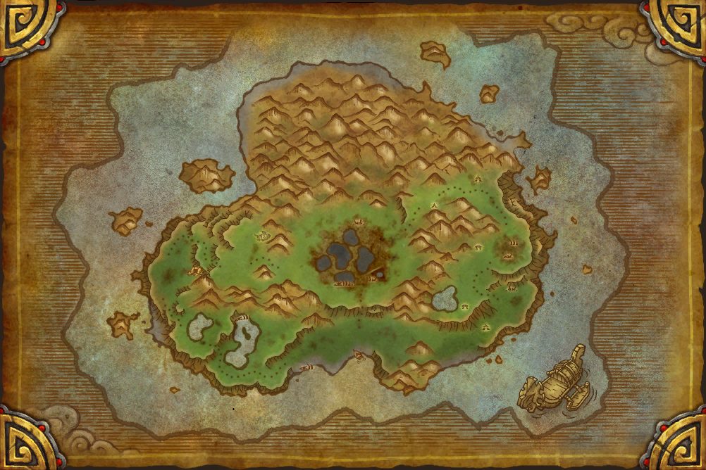 Isle of Giants zone map