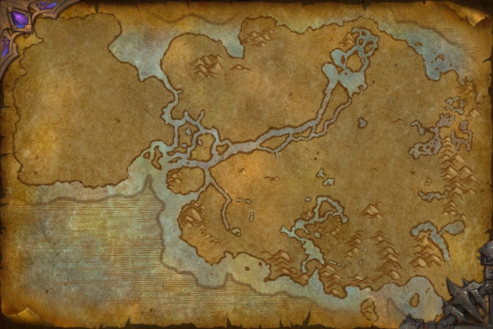 Nagrand zone map