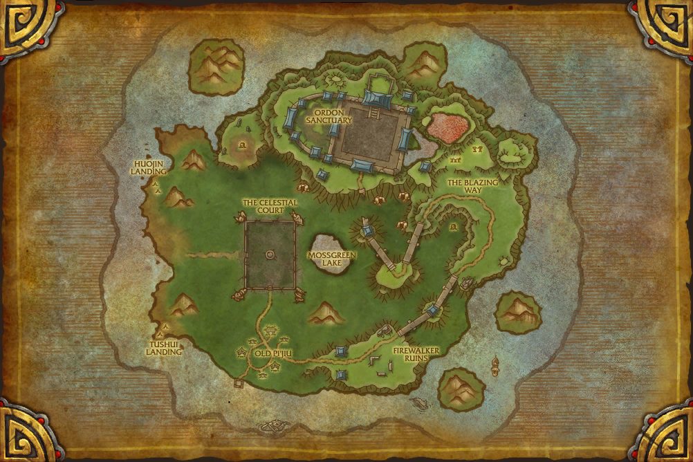Timeless Isle zone map