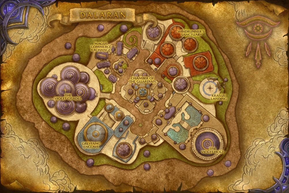 Dalaran map