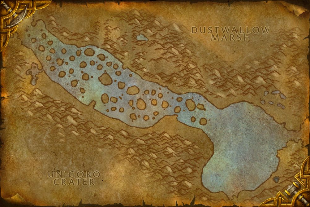 Thousand Needles zone map