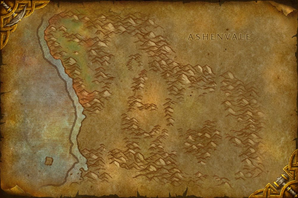 Stonetalon Mountains zone map