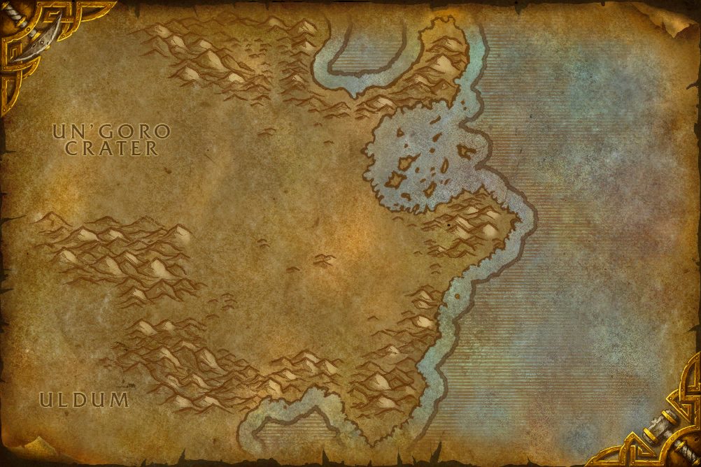 Tanaris zone map