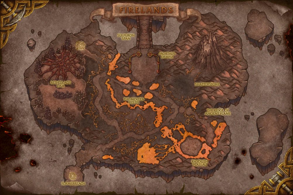 Firelands zone map
