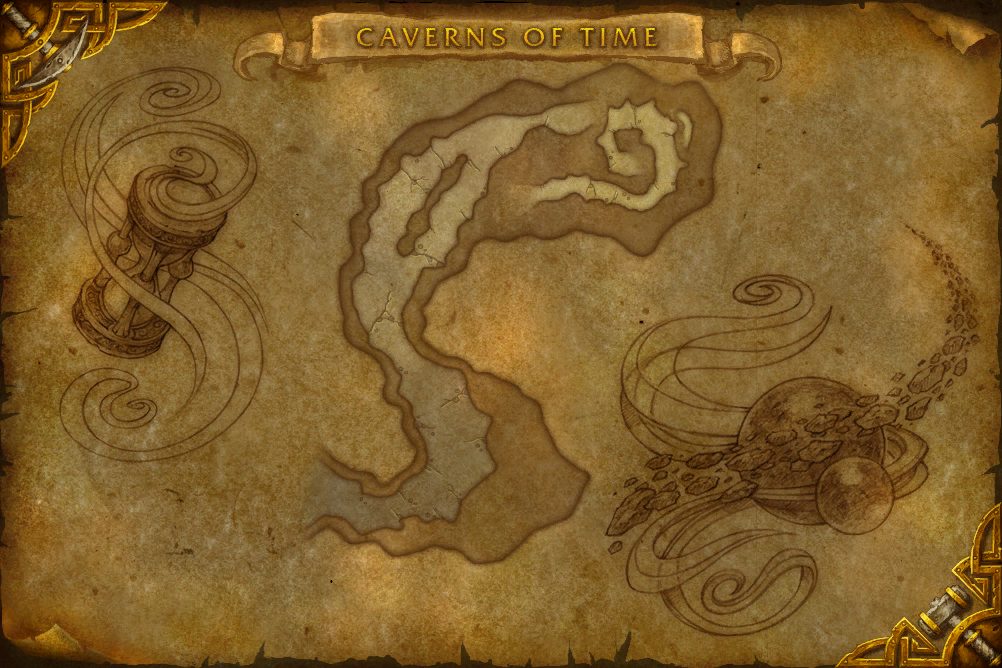 Caverns of Time map