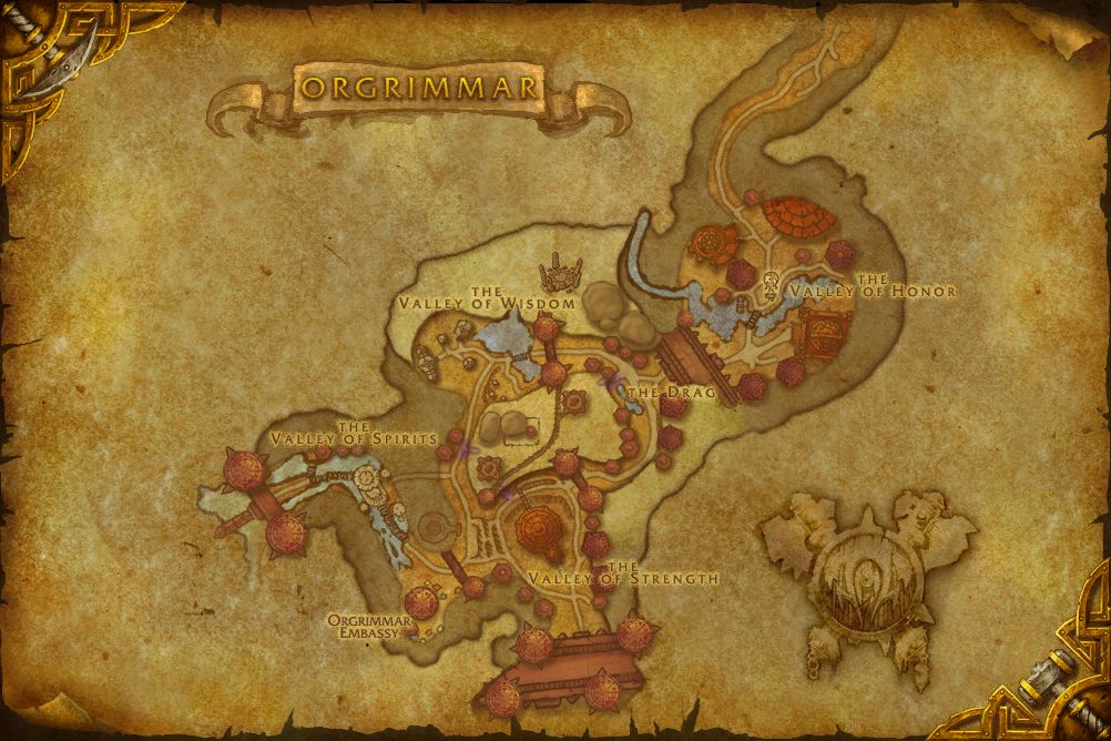 Orgrimmar map
