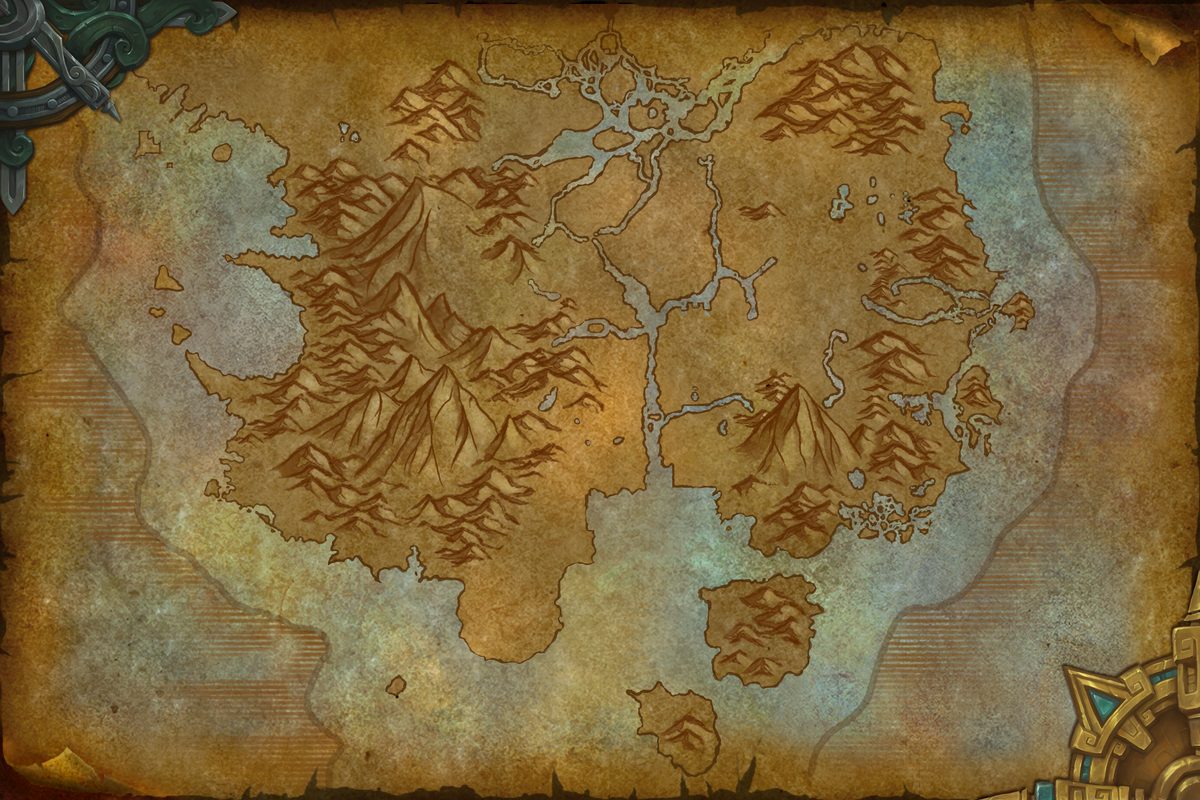 Zuldazar zone map
