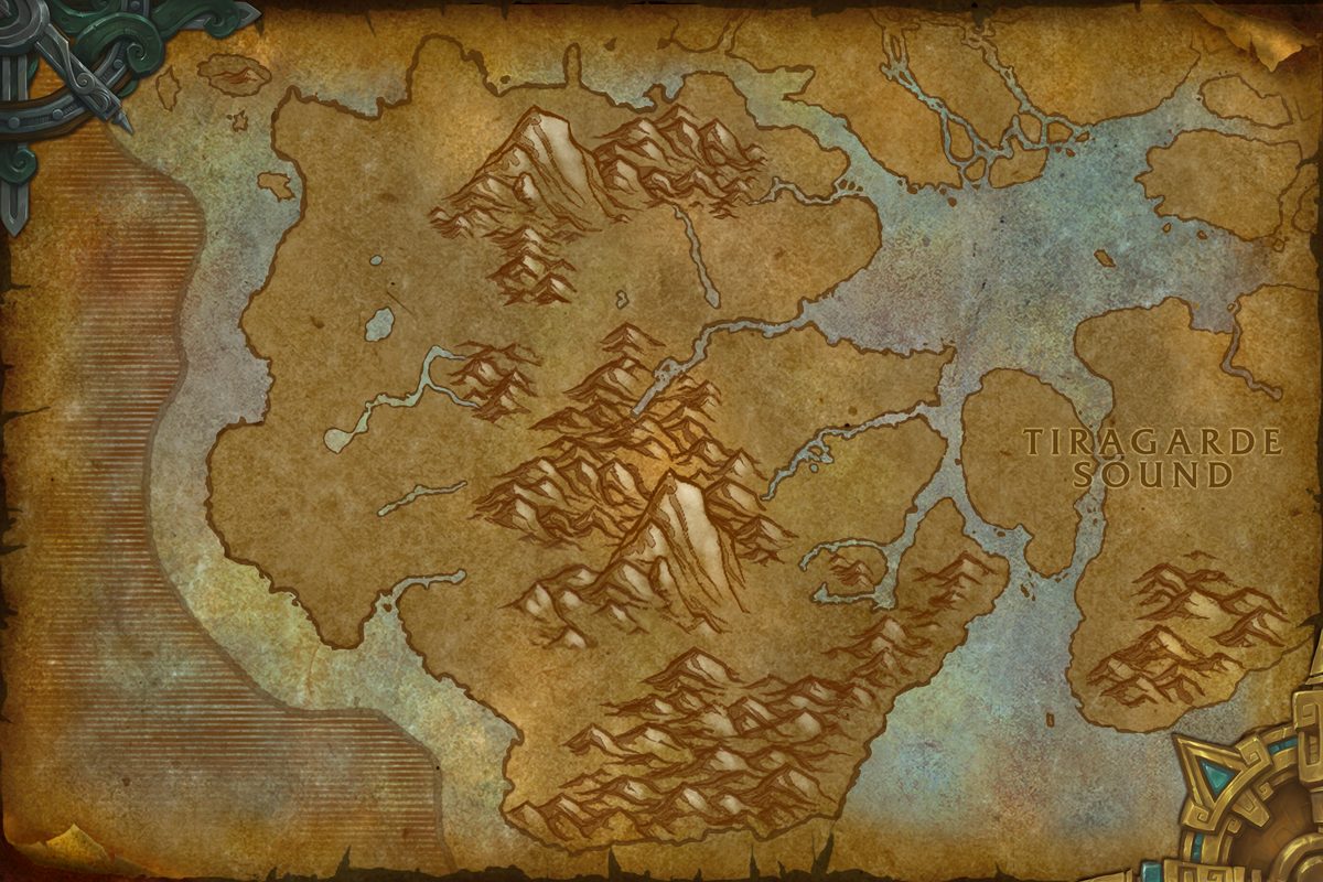 Drustvar zone map