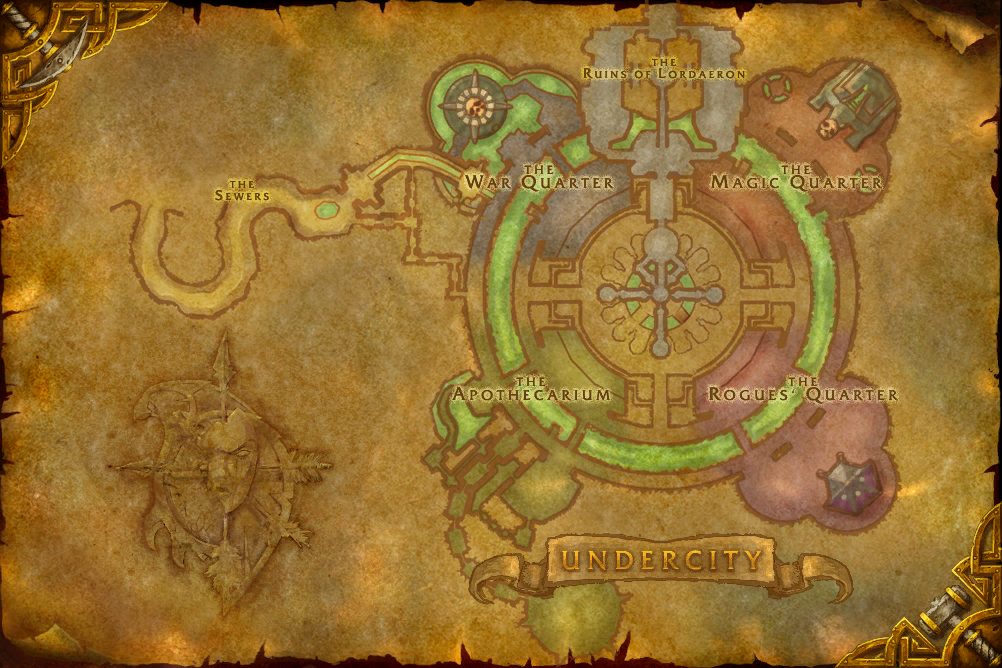 Undercity zone map