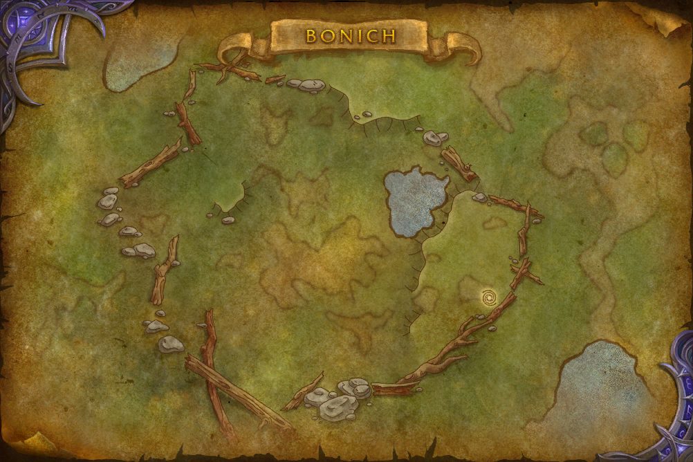 Invasion Point: Bonich zone map