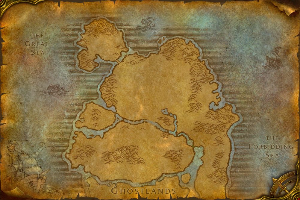 Eversong Woods (Burning Crusade) zone map