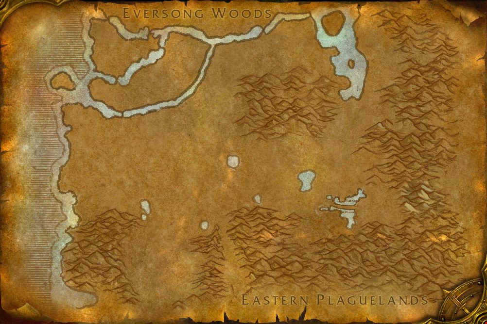 Ghostlands zone map