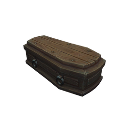 Sturdy Wooden Coffin