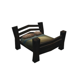 Gilnean Wooden Bed