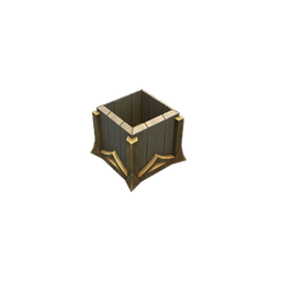 Open Elven Wood Crate