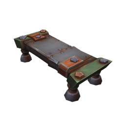 Rusting Bolted Bench
