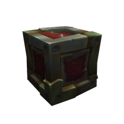 Rust-Plated Storage Crate