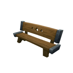 Restful Wooden Bench