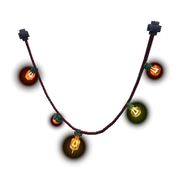 Drooping String of Schmancy Goblin Lights