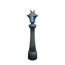 Crescent Moon Lamppost