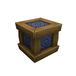 Carved Wooden Crate