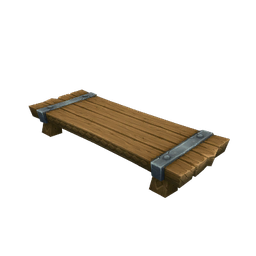 Weather-Treated Wooden Table