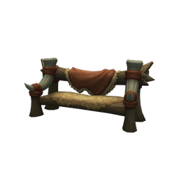 Cozy Hide-Covered Bench