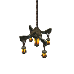 Dark Iron Chandelier