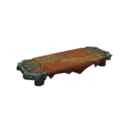 Long Leather-Clad Table