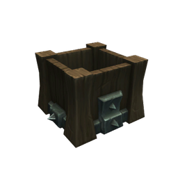 Open Crude Banded Crate
