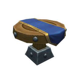 Small Covered Wooden Table