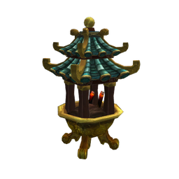 Jade Temple Incense Burner
