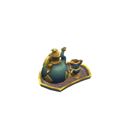 Elegant Dracthyr's Tea Set