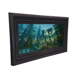 "Forest's Bulwark" Painting