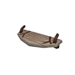 Draenic Wooden Wall Shelf
