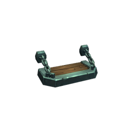 Earthen Chain Wall Shelf