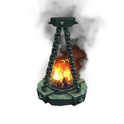 Low-Hanging Razorwind Iron Chandelier