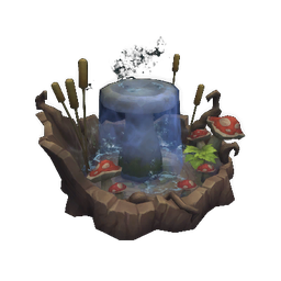 Lush Garden Fungal Fountain