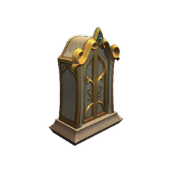 Gilded Lightwood Wardrobe