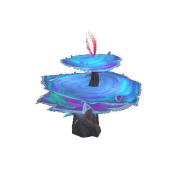 Eerie Iridescent Riftshroom