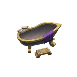 Empty Elegant Elven Bathtub