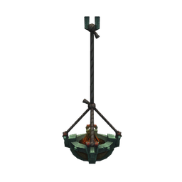 Low-Hanging Razorwind Bowl Chandelier