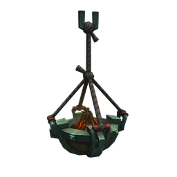 High-Mounted Razorwind Bowl Chandelier