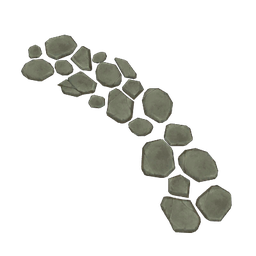 Granite Cobblestone Path Arc