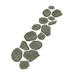 Granite Cobblestone Long Path