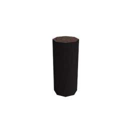 Short Round Wooden Column